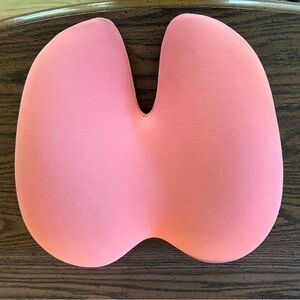 Cushion Lab Vibrant Coral Back Relief Lumbar Pillow